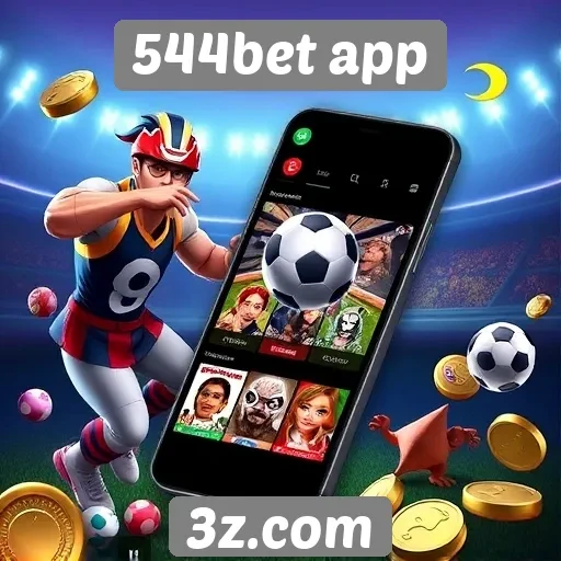 Variedade de jogos disponíveis no 544bet app